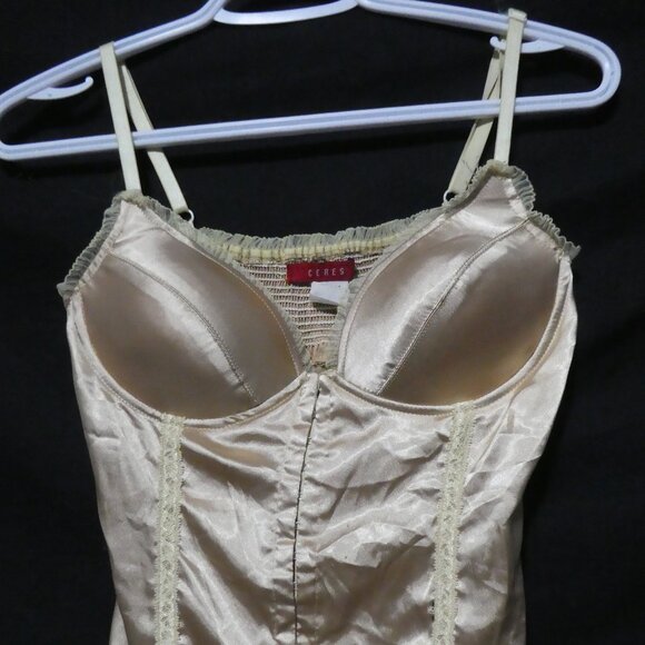 CERES | small | 100% Silk | Corset | Hook and Eye Fastened Front - Picture 4 of 15